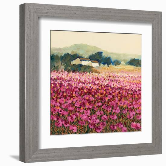 Le Jardin Rouge, Provence-Hazel Barker-Framed Art Print