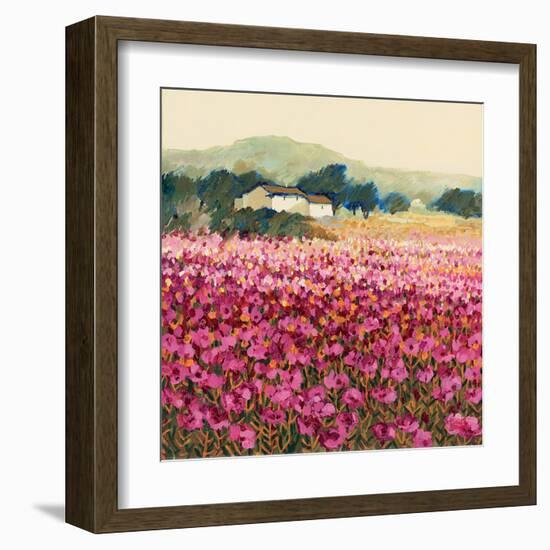 Le Jardin Rouge, Provence-Hazel Barker-Framed Art Print