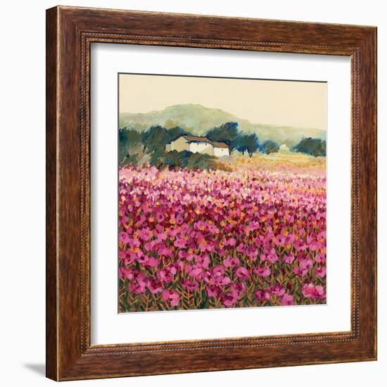 Le Jardin Rouge, Provence-Hazel Barker-Framed Art Print