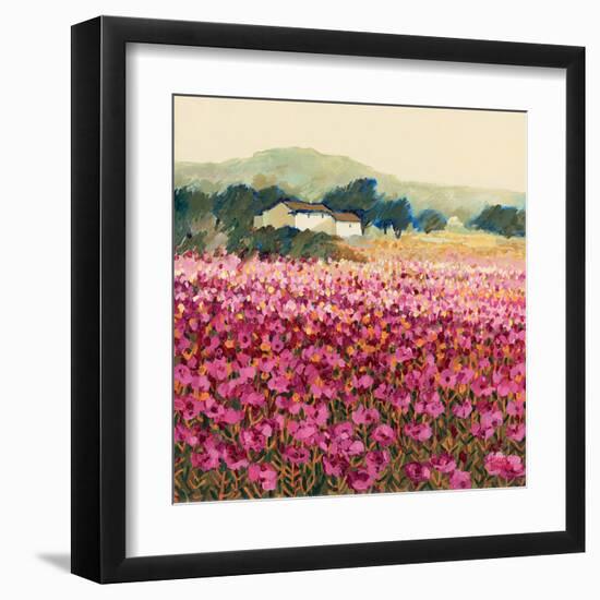 Le Jardin Rouge, Provence-Hazel Barker-Framed Art Print