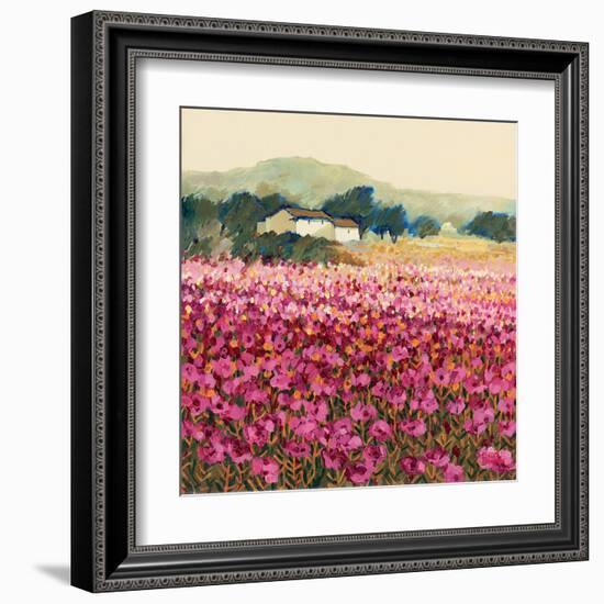 Le Jardin Rouge, Provence-Hazel Barker-Framed Art Print