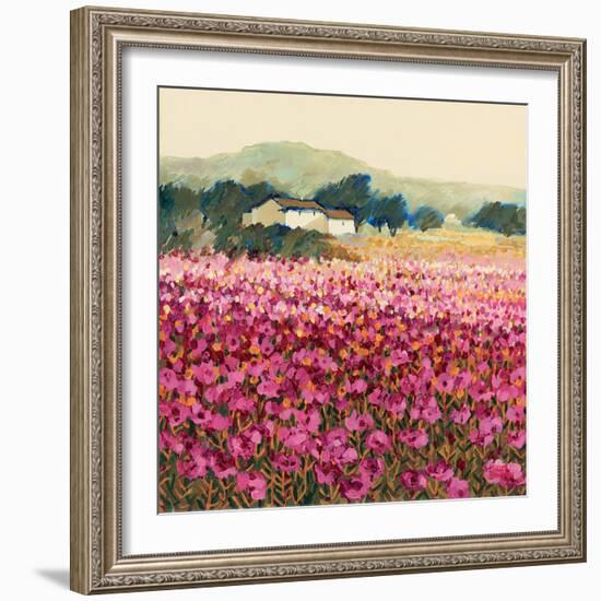 Le Jardin Rouge, Provence-Hazel Barker-Framed Art Print