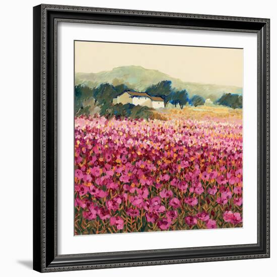 Le Jardin Rouge, Provence-Hazel Barker-Framed Art Print