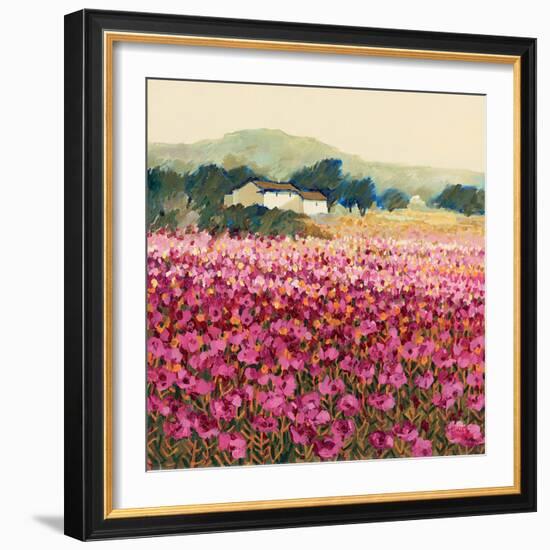 Le Jardin Rouge, Provence-Hazel Barker-Framed Art Print