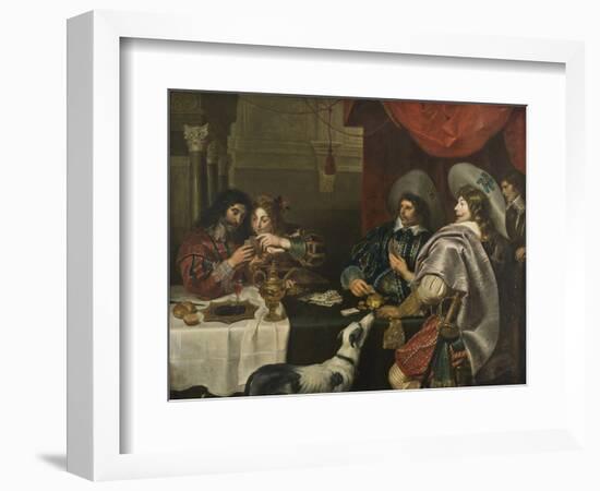 Le Jeu De Carte - the Card Game, by Vos, Cornelis De (1584-1651). Oil on Canvas. Dimension : 171X22-Cornelis de Vos-Framed Giclee Print