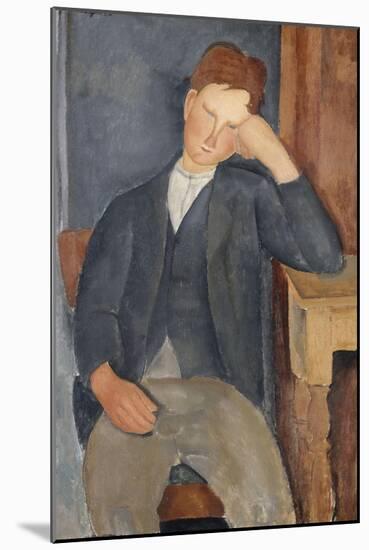 Le jeune apprenti-Amedeo Modigliani-Mounted Giclee Print