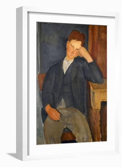 Le jeune apprenti-Amedeo Modigliani-Framed Giclee Print