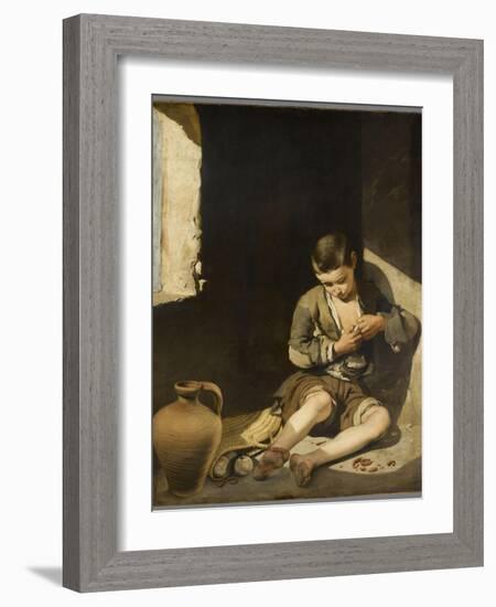 Le Jeune mendiant-Bartolome Esteban Murillo-Framed Giclee Print