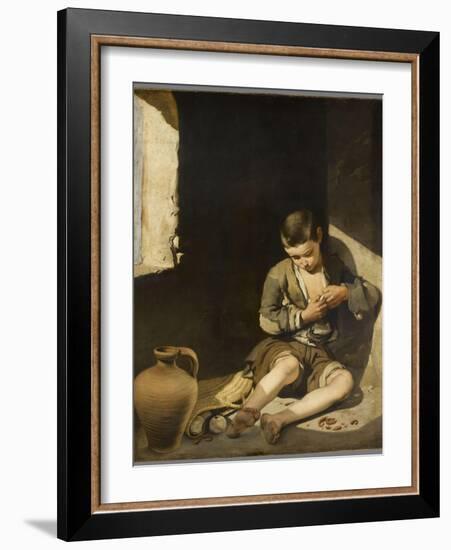 Le Jeune mendiant-Bartolome Esteban Murillo-Framed Giclee Print