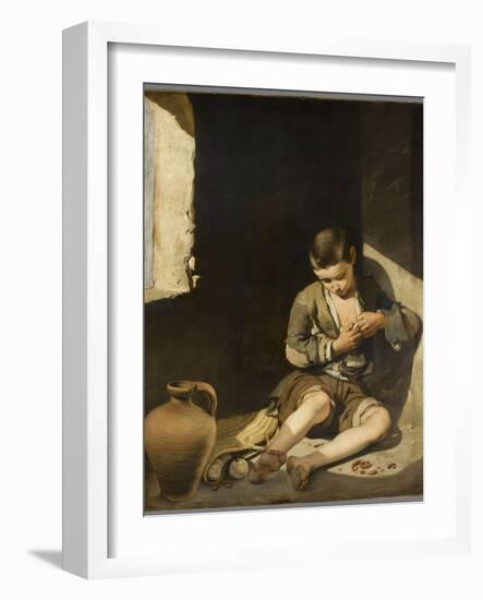 Le Jeune mendiant-Bartolome Esteban Murillo-Framed Giclee Print