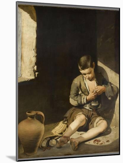 Le Jeune mendiant-Bartolome Esteban Murillo-Mounted Giclee Print