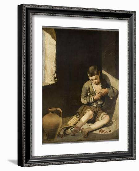 Le Jeune mendiant-Bartolome Esteban Murillo-Framed Giclee Print