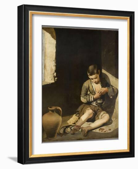 Le Jeune mendiant-Bartolome Esteban Murillo-Framed Giclee Print