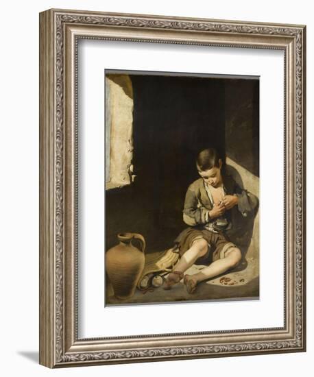 Le Jeune mendiant-Bartolome Esteban Murillo-Framed Giclee Print