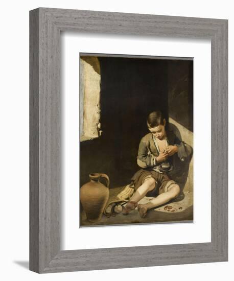 Le Jeune mendiant-Bartolome Esteban Murillo-Framed Giclee Print