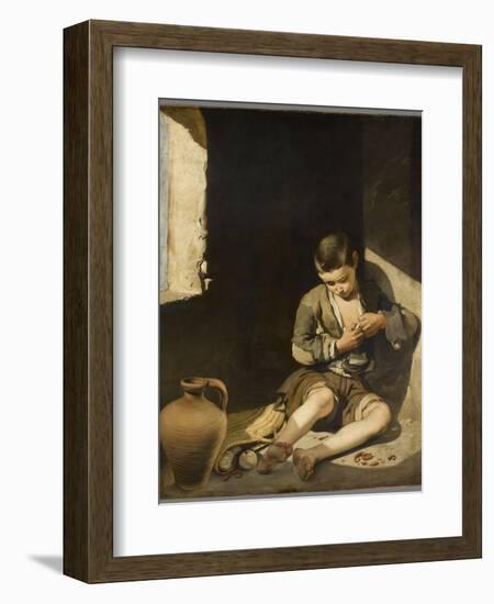 Le Jeune mendiant-Bartolome Esteban Murillo-Framed Giclee Print