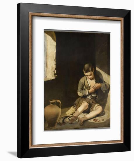 Le Jeune mendiant-Bartolome Esteban Murillo-Framed Giclee Print