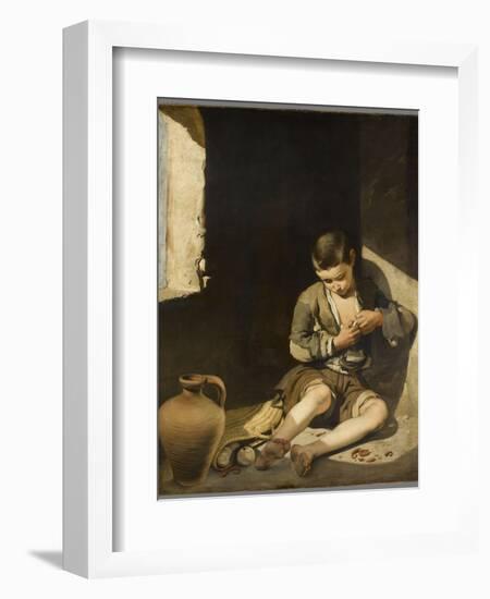 Le Jeune mendiant-Bartolome Esteban Murillo-Framed Giclee Print