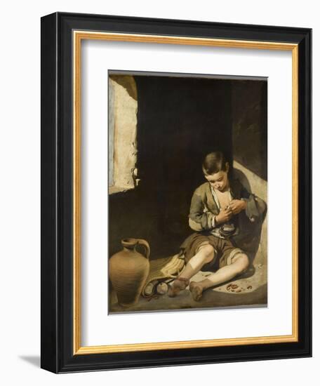 Le Jeune mendiant-Bartolome Esteban Murillo-Framed Giclee Print