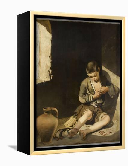 Le Jeune mendiant-Bartolome Esteban Murillo-Framed Premier Image Canvas