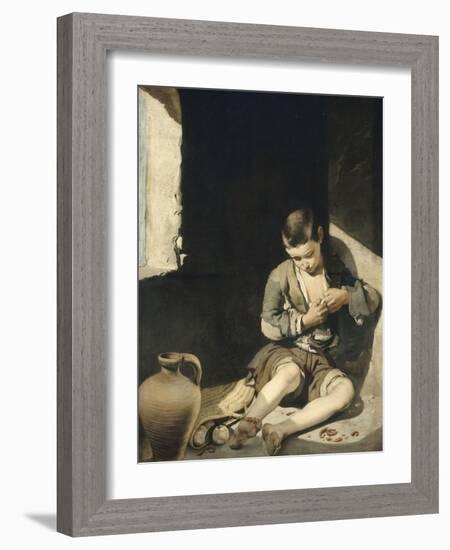 Le Jeune mendiant-Bartolome Esteban Murillo-Framed Giclee Print