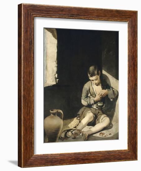 Le Jeune mendiant-Bartolome Esteban Murillo-Framed Giclee Print