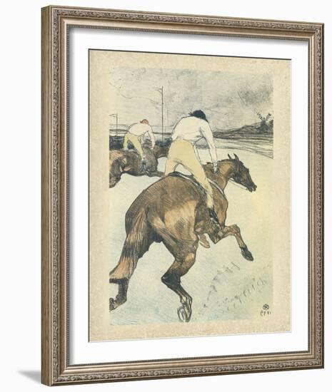 Le jockey-Henri de Toulouse-Lautrec-Framed Giclee Print