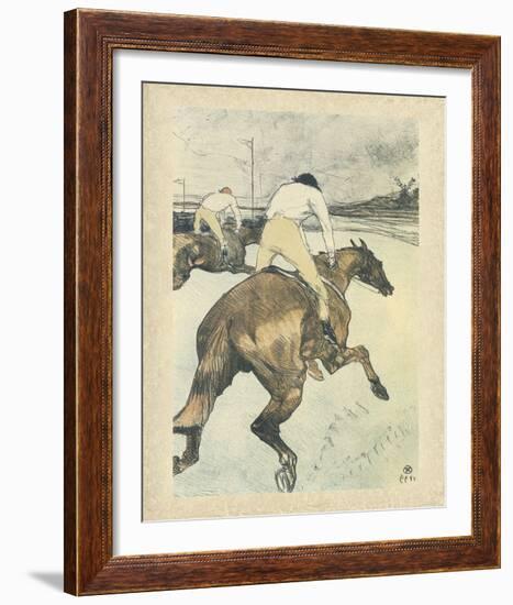 Le jockey-Henri de Toulouse-Lautrec-Framed Giclee Print