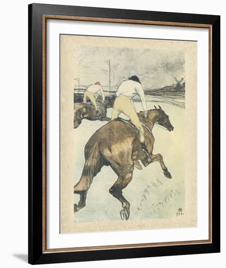 Le jockey-Henri de Toulouse-Lautrec-Framed Giclee Print