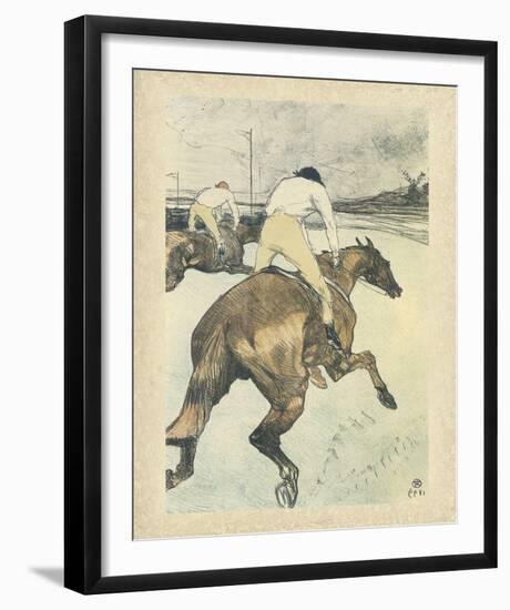 Le jockey-Henri de Toulouse-Lautrec-Framed Giclee Print