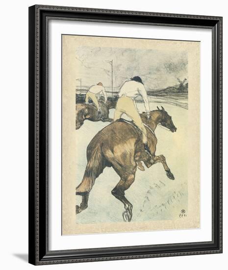 Le jockey-Henri de Toulouse-Lautrec-Framed Giclee Print