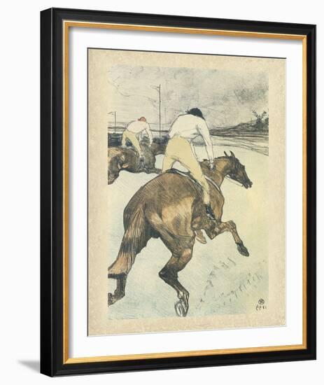 Le jockey-Henri de Toulouse-Lautrec-Framed Giclee Print