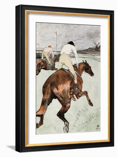 Le Jockey-Henri de Toulouse-Lautrec-Framed Premium Giclee Print