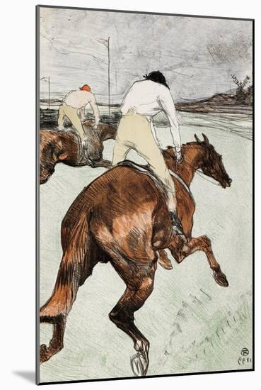 Le Jockey-Henri de Toulouse-Lautrec-Mounted Art Print