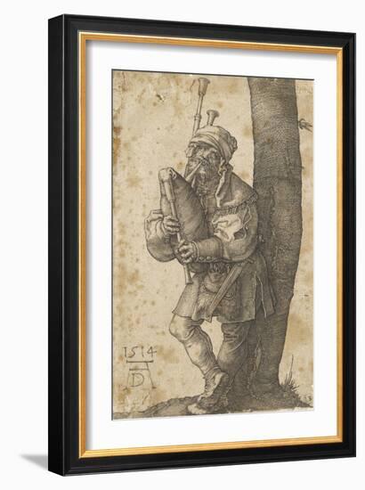 Le joueur de cornemuse-Albrecht Dürer-Framed Giclee Print