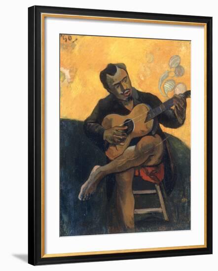 Le Joueur de Guitare, c.1894-Paul Gauguin-Framed Giclee Print
