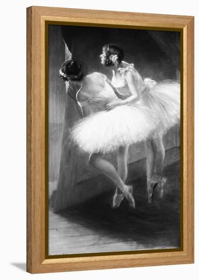 Le Jour de l'examen (danseuses)-François Vizzavona-Framed Premier Image Canvas