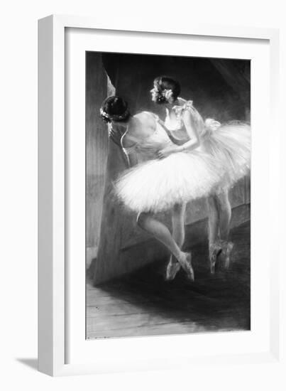 Le Jour de l'examen (danseuses)-François Vizzavona-Framed Giclee Print