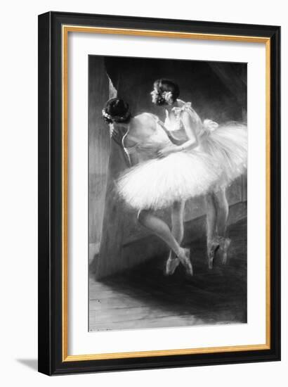 Le Jour de l'examen (danseuses)-François Vizzavona-Framed Giclee Print