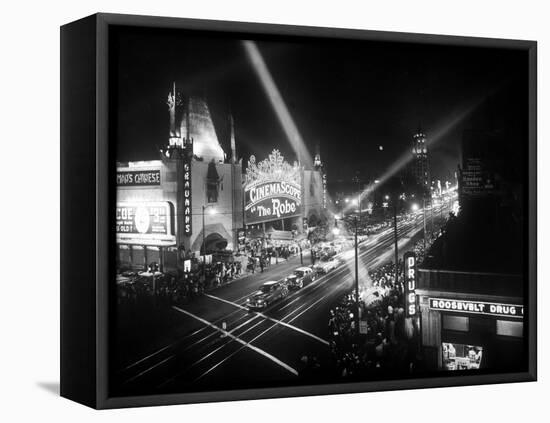 Le Jour De L'Ouverture Opening Day a Hollywood 1927 Salle De Cinema-null-Framed Stretched Canvas