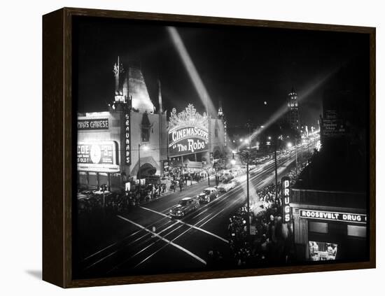 Le Jour De L'Ouverture Opening Day a Hollywood 1927 Salle De Cinema-null-Framed Stretched Canvas