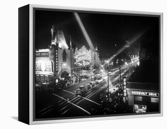 Le Jour De L'Ouverture Opening Day a Hollywood 1927 Salle De Cinema-null-Framed Stretched Canvas