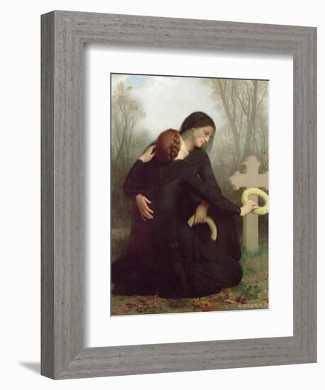 Le Jour des Morts 1859-William Adolphe Bouguereau-Framed Giclee Print