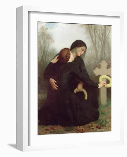 Le Jour des Morts 1859-William Adolphe Bouguereau-Framed Giclee Print