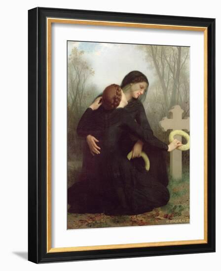 Le Jour des Morts 1859-William Adolphe Bouguereau-Framed Giclee Print