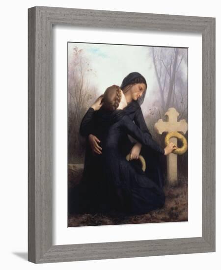 Le Jour Des Morts (All Soul's Day)-William Adolphe Bouguereau-Framed Giclee Print