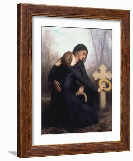 Le Jour Des Morts (All Soul's Day)-William Adolphe Bouguereau-Framed Giclee Print