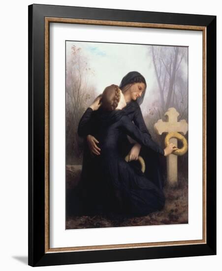 Le Jour Des Morts (All Soul's Day)-William Adolphe Bouguereau-Framed Giclee Print