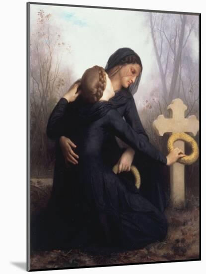 Le Jour Des Morts (All Soul's Day)-William Adolphe Bouguereau-Mounted Giclee Print