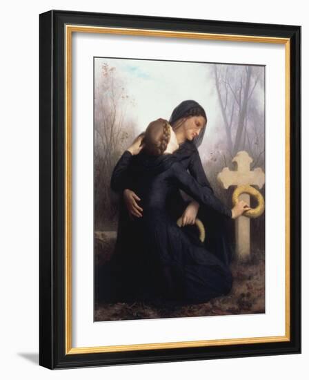 Le Jour Des Morts (All Soul's Day)-William Adolphe Bouguereau-Framed Giclee Print